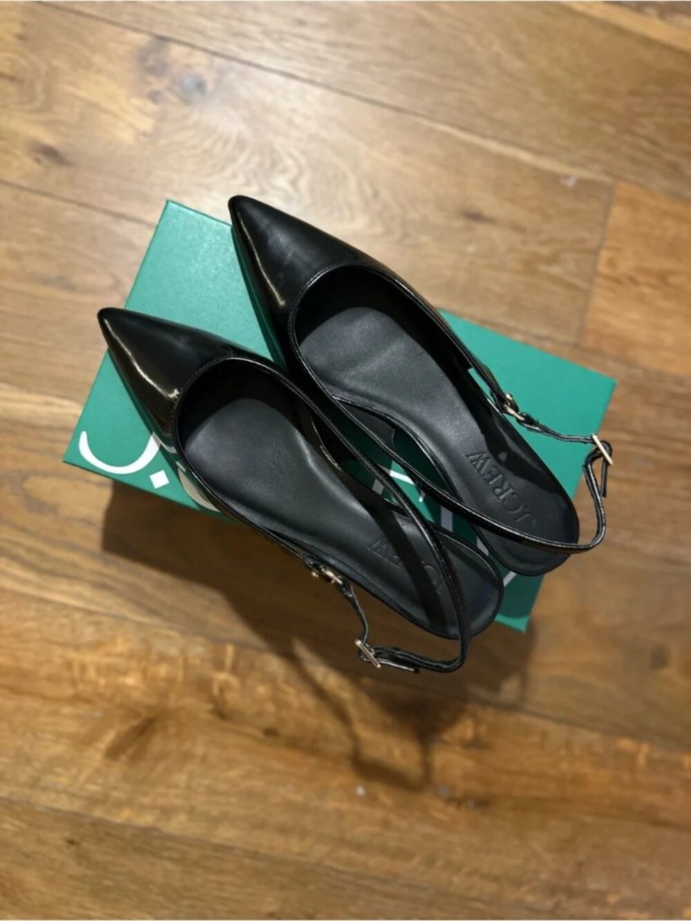 J.Crew Robin slingback heels spazzolato leather - Picture 2 of 6